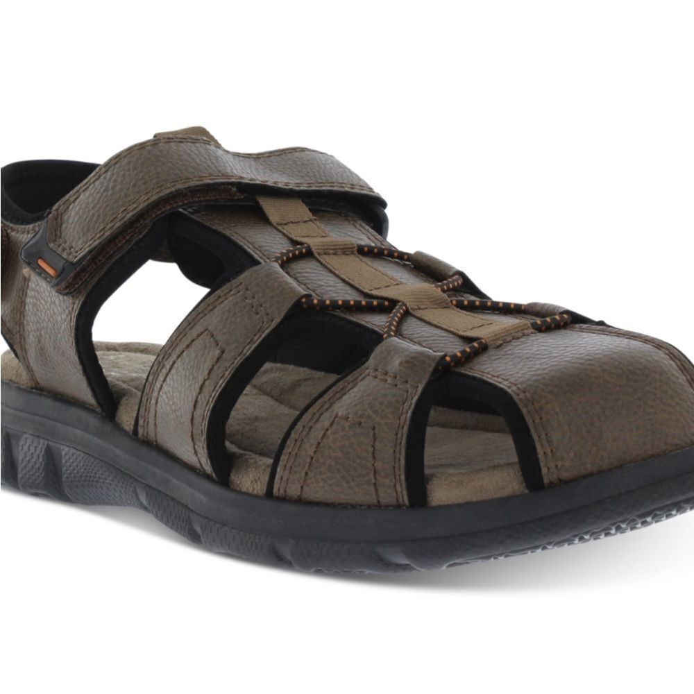 Weatherproof Vintage Men's Cory Fisherman Sandals Brown 9M NWT IN PACKAGING
